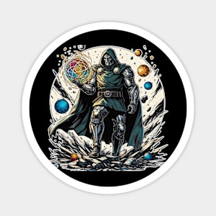 Dr.Doom holding the multiverse Magnet